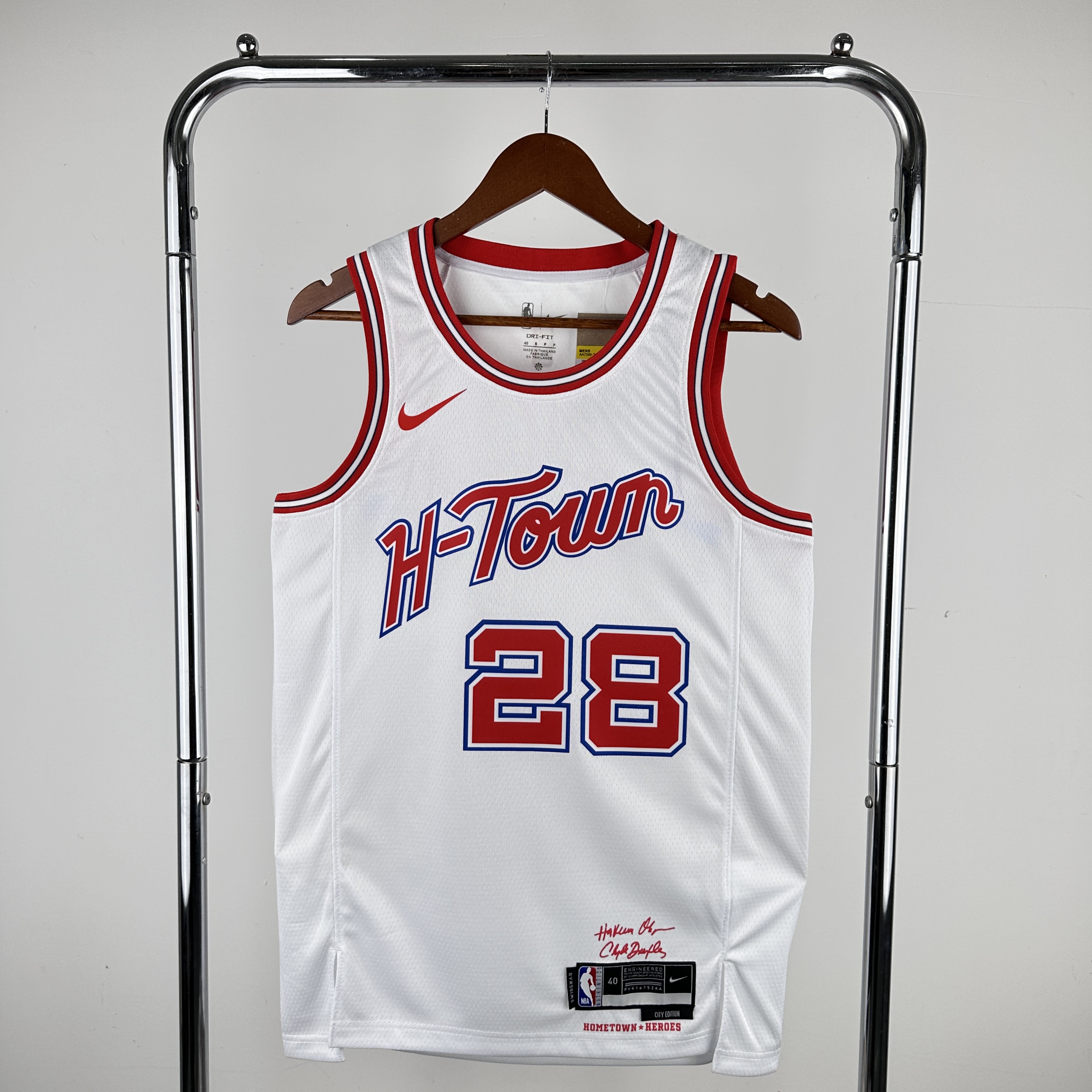 Men Houston Rockets #28 Sengun White City Edition Nike 2024 NBA Jersey->houston rockets->NBA Jersey